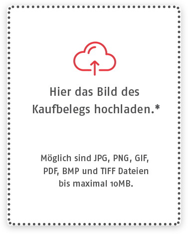 Kaufbeleg hochladen *